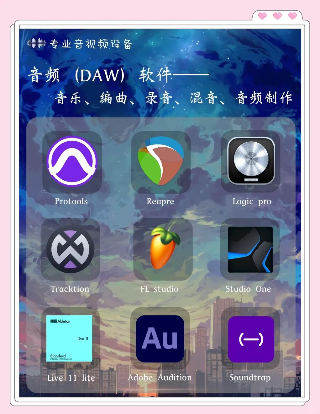 音频制作全流程 从录音到混音的必备软件指南